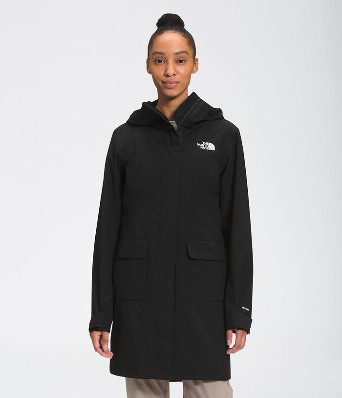 Chubasquero The North Face Mujer City Breeze Parka Ii - Colombia VINBGE157 - Negras